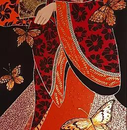 Iwona Wierkowska-Rogowska - Geisha and butterflies