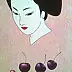 Aleksander Bednarski - Geisha with cherries