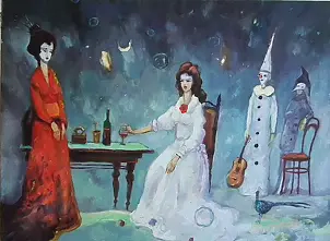   - Geisha in Comedy dell`Arte