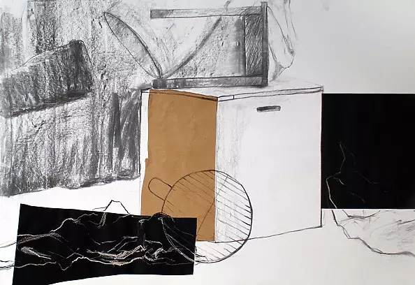 Dominika Fedko-Wójs - Geometric Collage XVIII collage series