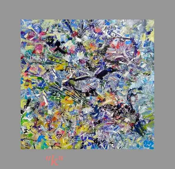 Eryk Maler - Geese like Kandinsky, abstraction