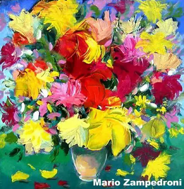 Mario Zampedroni - gestural flowers