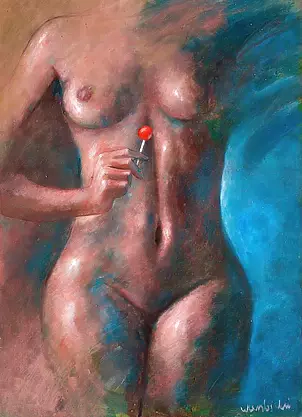 Maciej Wierzbicki - Wench with lollipop