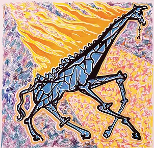 Salvador Dali - Giraffa che brucia