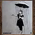ADAM Raid, Fille avec parapluie, Autres, Peinture acrylique - panneau, toile, 100 x 100