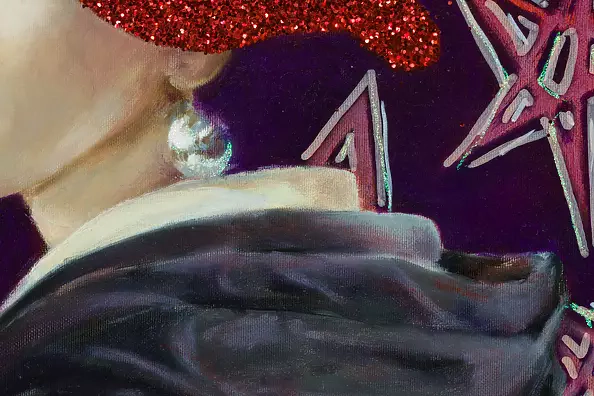 Mariusz Krzysztof Aniśko - Girl with a Pearl Earring and Glitter Cap