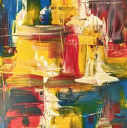 Rafał Kulik, Gładkie uczucia nr 1, Obraz akrylowy - płótno, 60 x 40