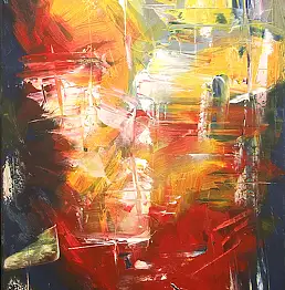 Rafał Kulik, Sensazioni di morbidezza n. 3, Dipinto acrilico - tela, 60 x 40