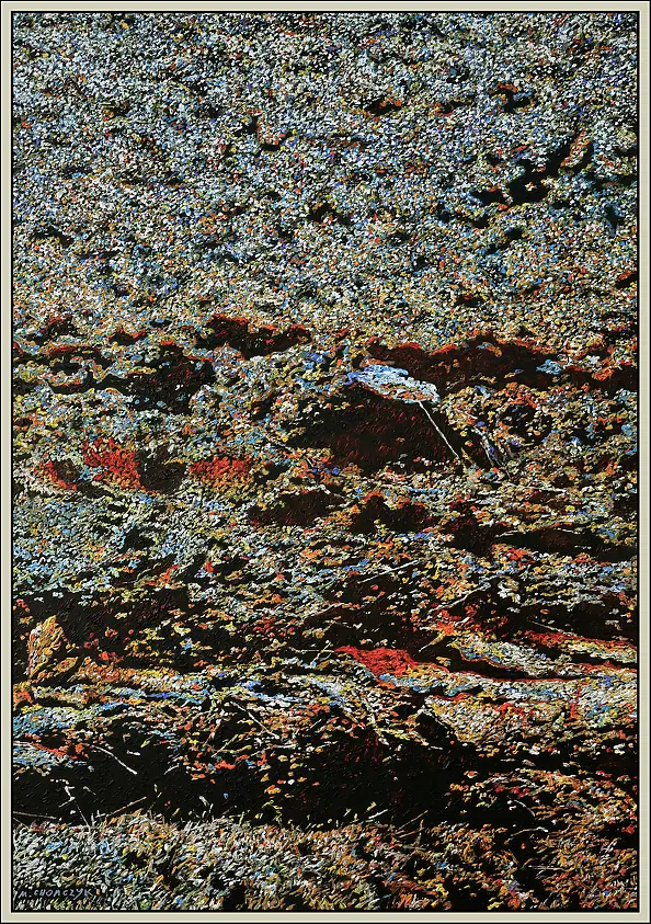 Marek Chomczyk, Gleba, Obraz akrylowy - płótno, 100 x 140