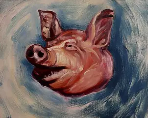 Andrzej Zujewicz - pig's head