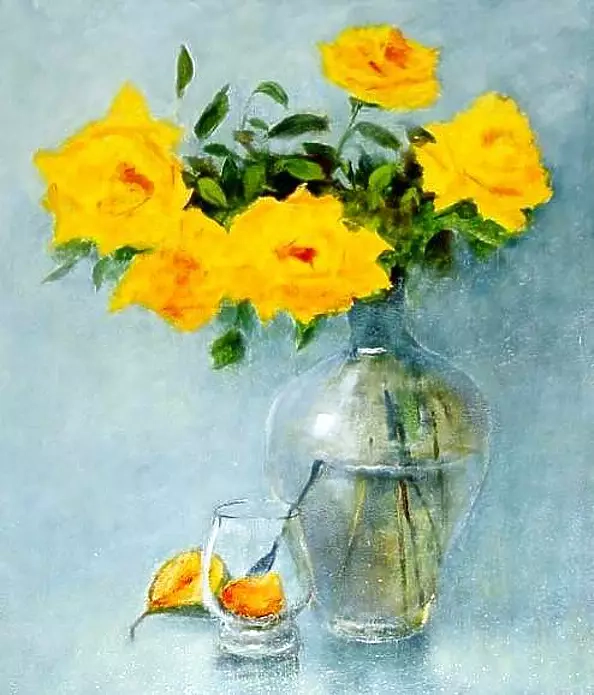 Tadeusz Gazda - yellow roses