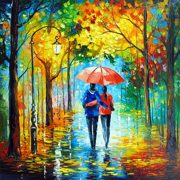 Olha Darchuk - Golden Fall Stroll