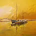 Natalia Famulska - Парусное судно в золоте