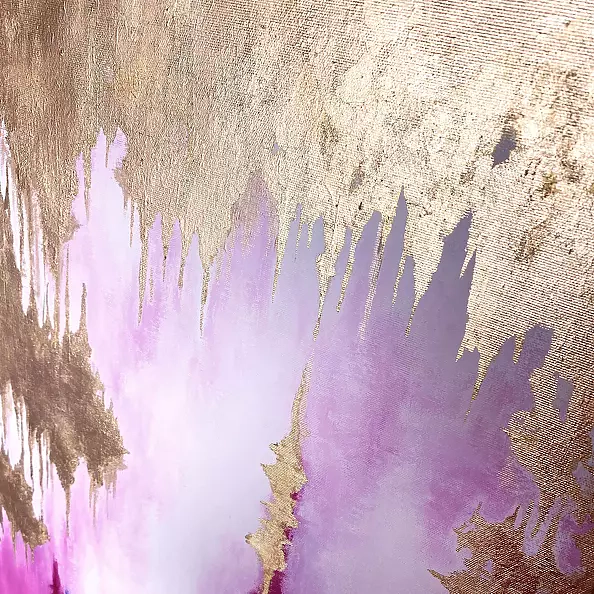 Anna Wawrzyniak - Golden Waterfall II