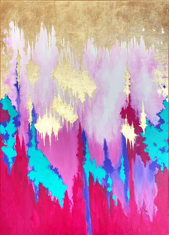 Anna Wawrzyniak - Golden Waterfall II