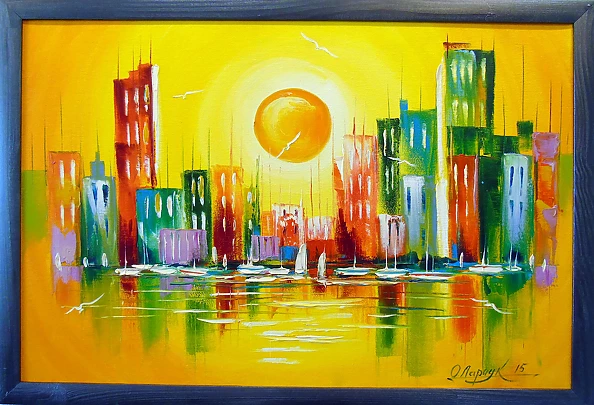 Olha Darchuk - Golden city 