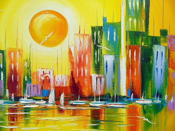 Olha Darchuk - Golden city 