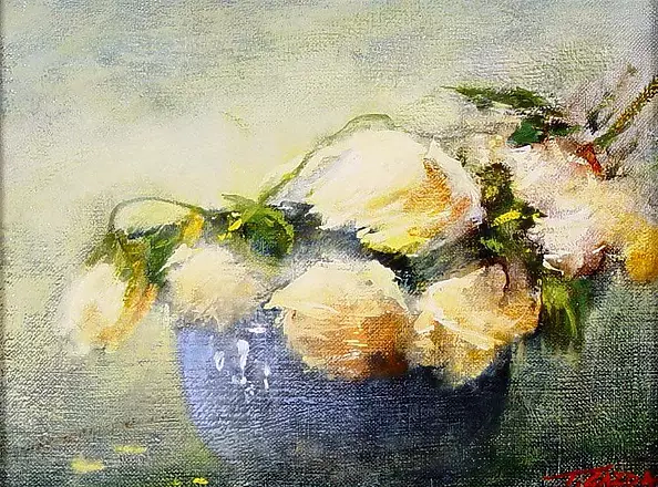 Tadeusz Gazda - yellow roses