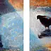 Piotr Pilawa - Pigeons in a pool-diptych