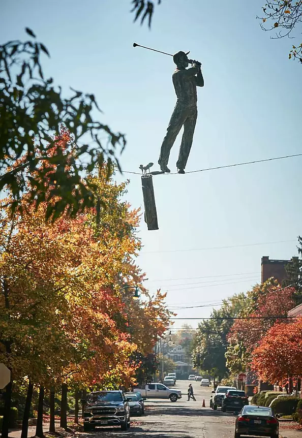 Jerzy Kędziora - Golfer - BALANCED SCULPTURE