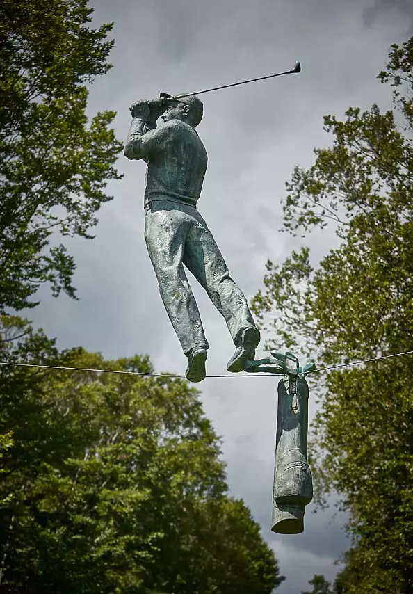 Jerzy Kędziora - Golfer - BALANCED SCULPTURE
