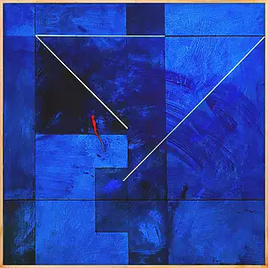 Jakub Margasinski, Golgota, Obraz akrylowy - deska, 60 x 60