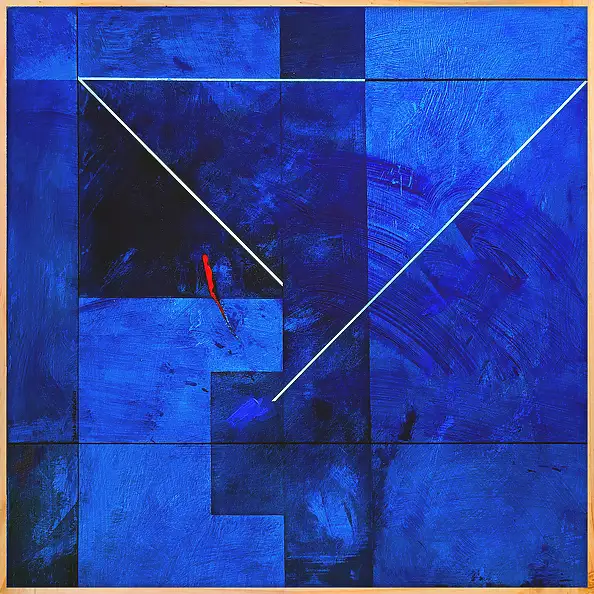 Jakub Margasinski, Golgota, Obraz akrylowy - deska, 60 x 60
