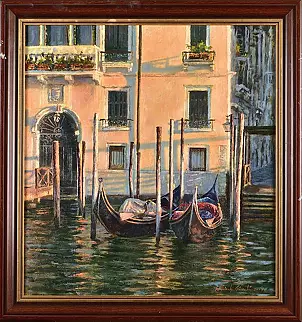   - Gondolas on the Grand Canal