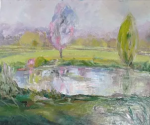 Anna Wąsikiewicz - Goren large the pond - thoughts