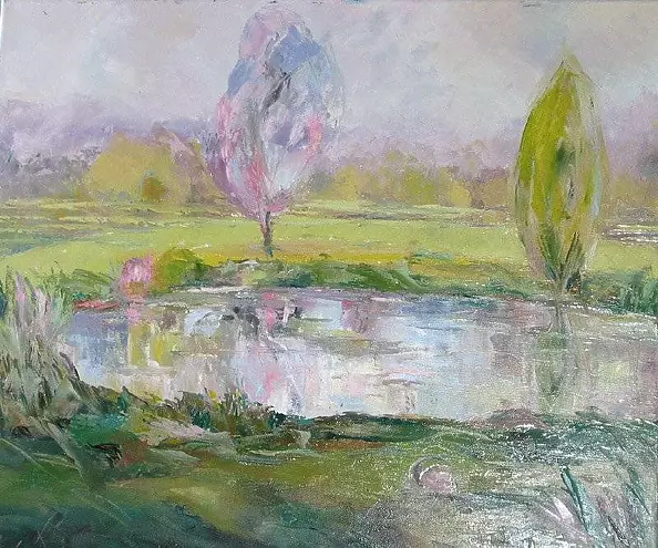 Anna Wąsikiewicz - Goren large the pond - thoughts