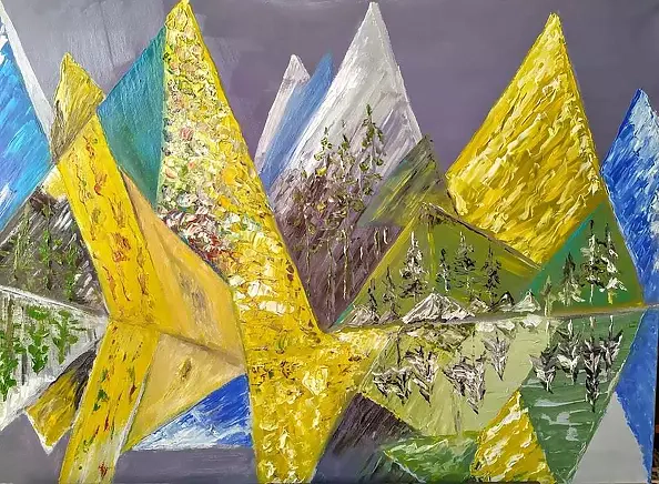 Helga Maria RADOCHOŃSKA - Góry w abstrakcji