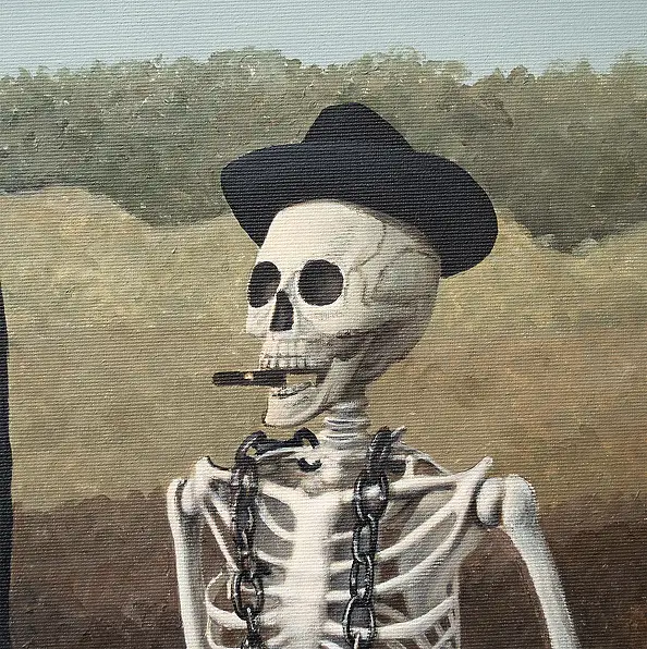 Nataliya Bagatskaya, Gość, który został na zawsze, Obraz akrylowy - , 95 x 105