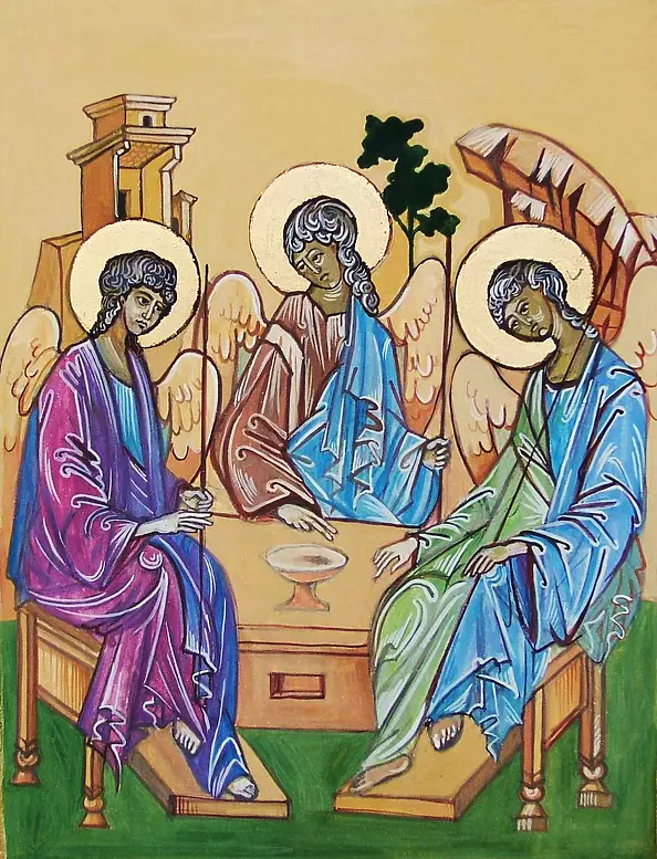 Ryszard Kostempski - Hospitality of Abraham