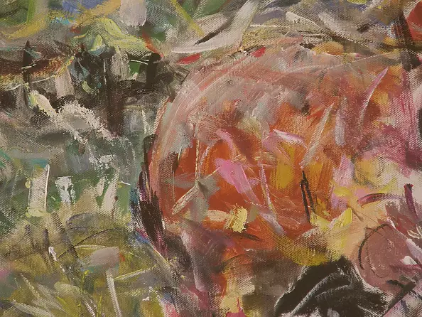 Eryk Maler - Polo game, 120x80 cm, 2020