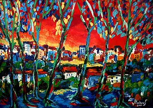 Jerzy Stachura - Grabówek painted