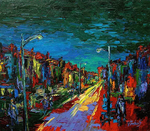 Jerzy Stachura - Grabówek malowany nocą