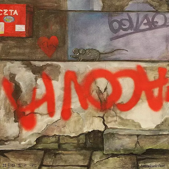 Iwona Siwek Front - Graffiti III Cracovia