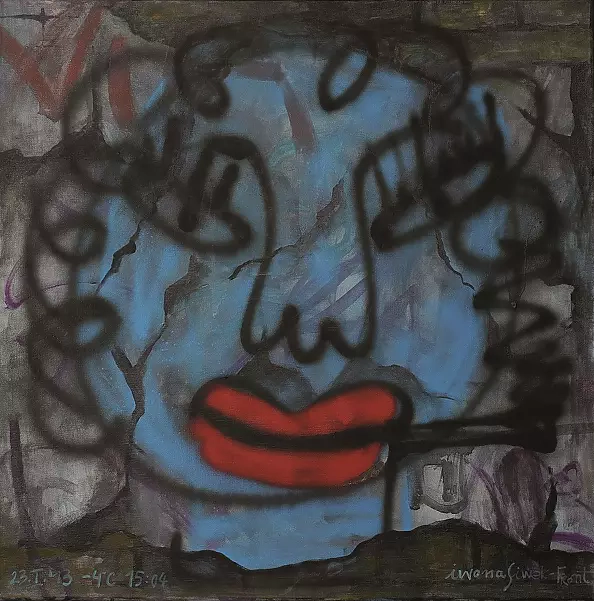 Iwona Siwek Front - Graffiti and blue mug