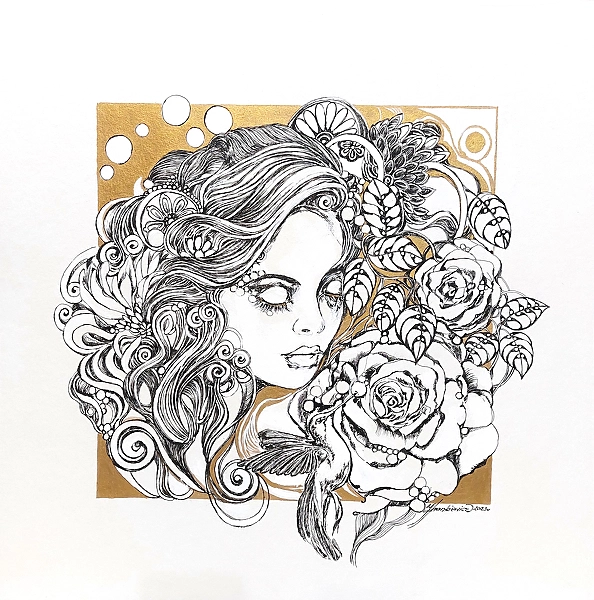 Jolanta Frankiewicz - Grafika ,, Bez tytułu,, XII