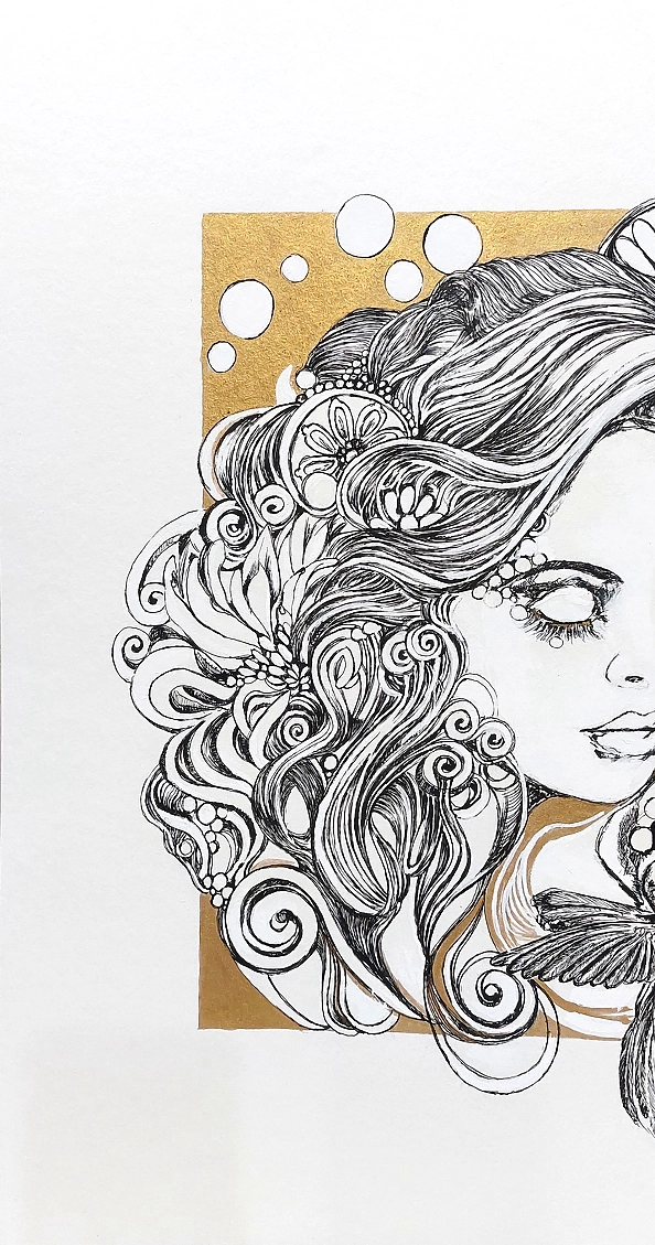 Jolanta Frankiewicz - Grafika ,, Bez tytułu,, XII