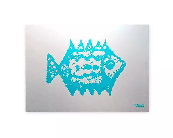 Anna Skowronek - Graphics with fish - poster