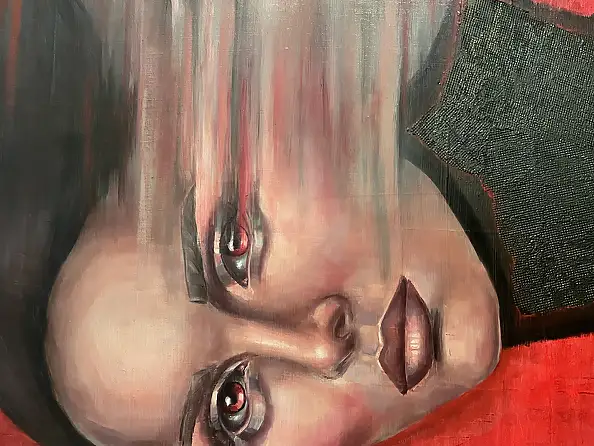 Agnieszka Nowak, La limite de la présence, Peinture à l'huile - toile, 60 x 80
