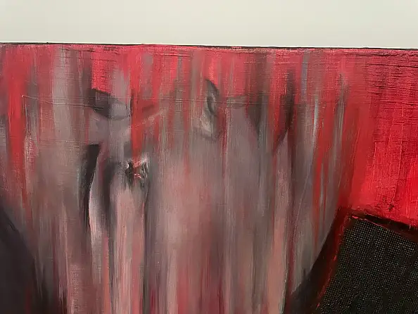 Agnieszka Nowak, La limite de la présence, Peinture à l'huile - toile, 60 x 80
