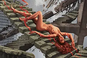 Maja Borowicz, Granica sił, Obraz olejny - płótno, 90 x 60