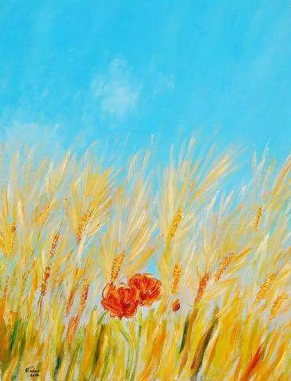 Riccardo Troiani - Grano con papavero