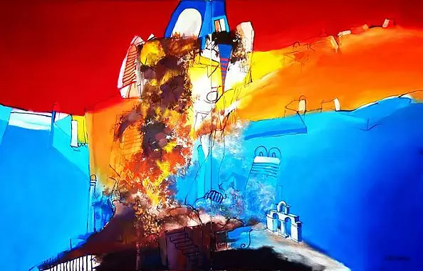 Lech Biernacki - Greckie wakacje dyptyk