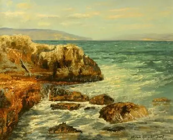Wojciech Górecki - Greece - rocky coast