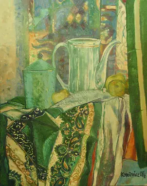   - Green still life