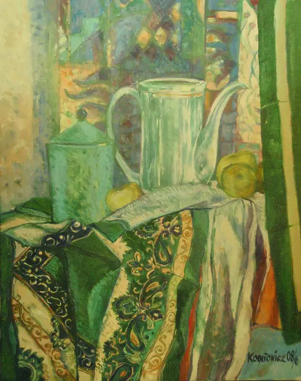 Katarzyna Kogutowicz - Green still life