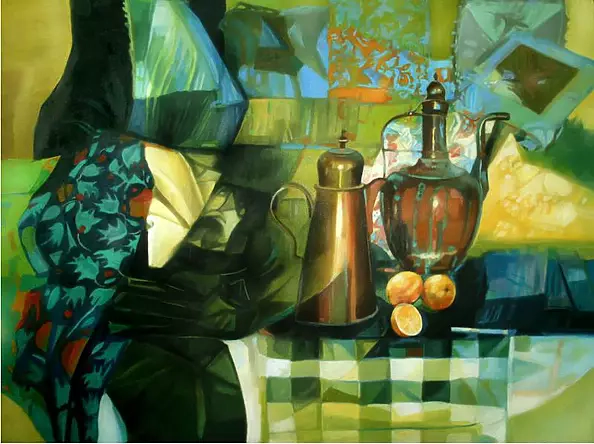 Paulina Wilk - Green Still Life